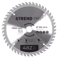 Strend Pro TCT 165 x 2,2 x 20/16 mm 48T, körfűrészlap
