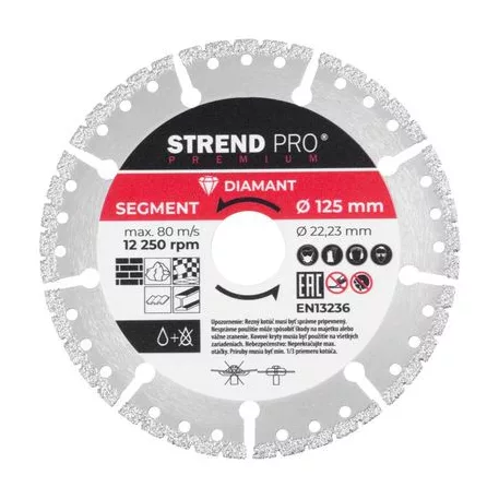 Gyémánt vágókorongStrend Pro Premium, 125 mm