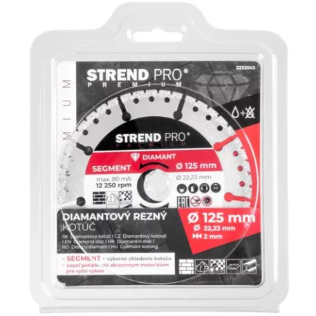 Gyémánt vágókorongStrend Pro Premium, 125 mm
