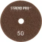 Strend Pro Premium P50 tárcsa, 100 mm, polírozó, gyémánt, tépőzáras, nedves polírozó és csiszoló