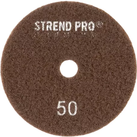 Strend Pro Premium P50 tárcsa, 100 mm, polírozó, gyémánt, tépőzáras, nedves polírozó és csiszoló