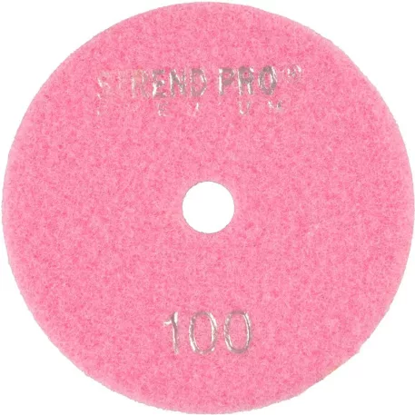 Strend Pro Premium P100 tárcsa, 100 mm, polírozó, gyémánt, tépőzáras, nedves polírozó és csiszoló