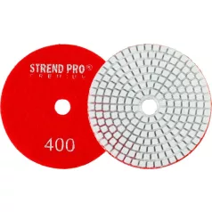   Strend Pro Premium P400 tárcsa, 100 mm, polírozó, gyémánt, tépőzáras, nedves polírozó és csiszolókorong