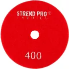 Strend Pro Premium P400 tárcsa, 100 mm, polírozó, gyémánt, tépőzáras, nedves polírozó és csiszolókorong