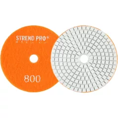   Strend Pro Premium P800 tárcsa, 100 mm, polírozó, gyémánt, tépőzáras, nedves polírozó és csiszolókorong
