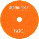 Strend Pro Premium P800 tárcsa, 100 mm, polírozó, gyémánt, tépőzáras, nedves polírozó és csiszolókorong