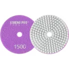 Strend Pro Premium P1500 tárcsa, 100 mm, polírozó, gyémánt, tépőzáras, nedves polírozó és csiszolókorong