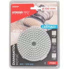 Strend Pro Premium P1500 tárcsa, 100 mm, polírozó, gyémánt, tépőzáras, nedves polírozó és csiszolókorong