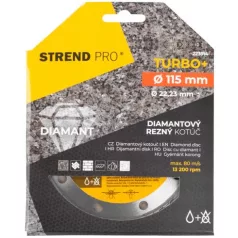 Gyémánt Vágókorong Turbo 115 mm