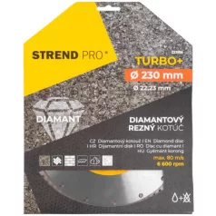 Gyémánt Vágókorong Turbo 230 mm