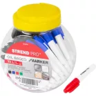 Jelölőfilc Strend Pro, piros/fekete/zöld/kék