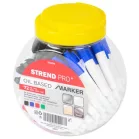 Jelölőfilc Strend Pro, piros/fekete/zöld/kék