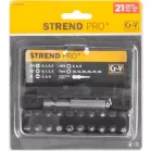 Bitkészlet Eve-12054 21 Részes, Bit 25 mm, Cr-V