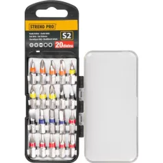 Bitkészlet Eve-12079 20 Részes, Bit 25 mm, S2