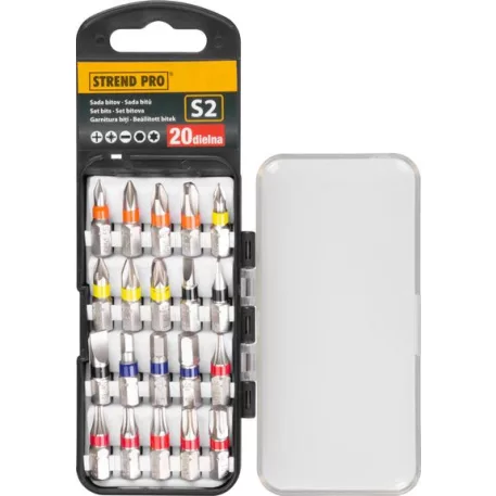 Bitkészlet Eve-12079 20 Részes, Bit 25 mm, S2