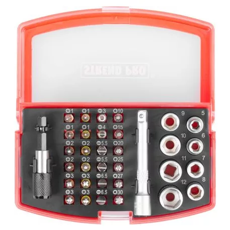 Bitkészlet Eve-12091 34 Részes, Bit 25 mm, S2, Crv