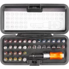 Bitkészlet Eve-12106 37 Részes, Bit 25 mm, S2