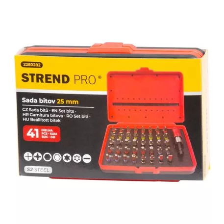 Bitkészlet Eve-12113 41 Részes, Bit 25 mm, S2