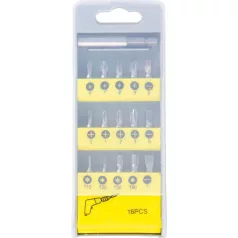 Bitkészlet Strend Pro Bs2877, 16 db + Tartozék