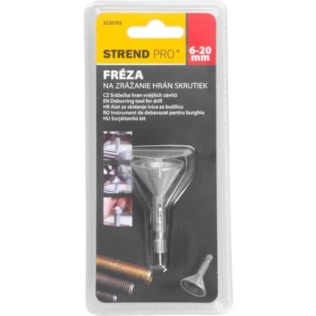 Maró Strend Pro, 6-20 mm, 1/4", 25,5x50,4 mm, fózoló, csavarok élének letöréséhez, sorjázó