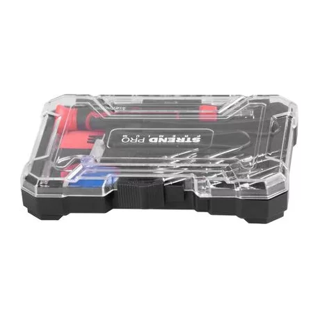 Bit készlet Strend Pro Premium ComfortGrip DL134, 23 részes, csavarhúzóval, mobiltelefon javításhoz
