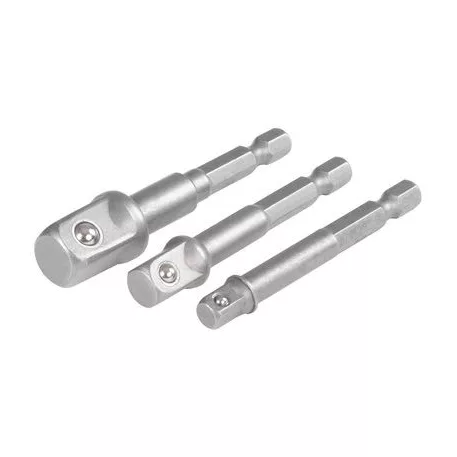 Adapter szett Strend Pro, fúróhoz, 1/4", 3/8", 1/2"