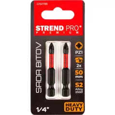 Bit Strend Pro Premium Pozidriv, PZ 1, csomag 2 db