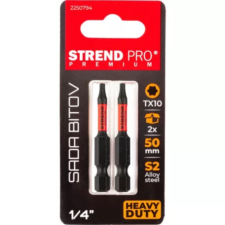 Bit Strend Pro Premium Torx, T 10, csomag 2 db