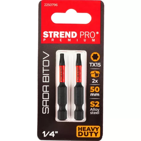 Bit Strend Pro Premium Torx, T 15, csomag 2 db