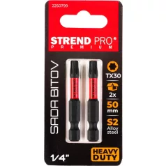 Bit Strend Pro Premium Torx, T 30, csomag 2 db