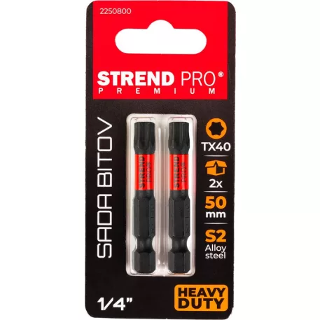 Bit Strend Pro Premium Torx, T 40, csomag 2 db