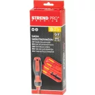 Csavarhúzó készlet Strend Pro, VDE 8 részes, lapos + Phillips, elektromos