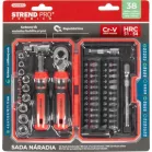 Csavarhúzó készlet Strend Pro Premium, 38 részes, torx + lapos + Phillips