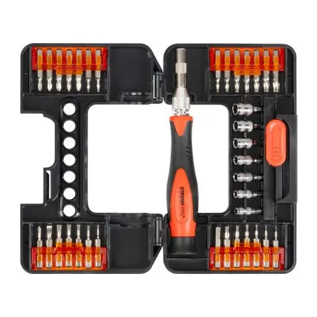 Csavarhúzó készlet Strend Pro Premium, 37 részes, torx + lapos + Phillips
