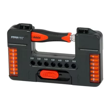 Csavarhúzó készlet Strend Pro Premium, 37 részes, torx + lapos + Phillips
