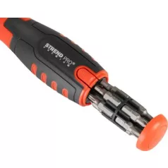   Csavarhúzó Strend Pro Premium, készlet, 12 bittel, torx + lapos + Philips