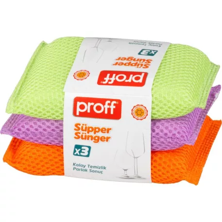 Szivacs Strend Pro, 3 db, vegyes színek