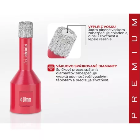 A DCB11, 10 mm, M14, HD, gyémánt felületekhez