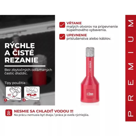 A DCB11, 10 mm, M14, HD, gyémánt felületekhez