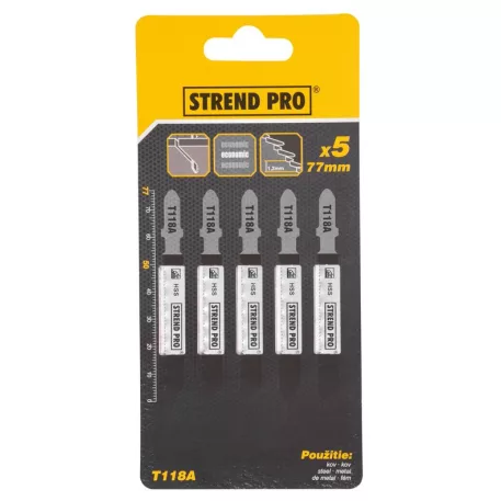 Fűrészlap Sp+ T118A 77 mm, 21Z, csomag 5 db (Fém)