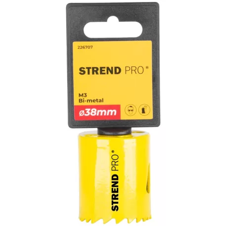 Körkivágó/lyukfűrész, Strend Pro BHS44, 38 mm, M3 Bi-metál