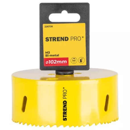 Körkivágó/lyukfűrész, Strend Pro BHS44, 102 mm, M3 Bi-metál