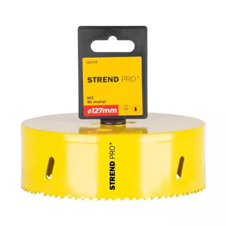 Körkivágó/lyukfűrész, Strend Pro BHS44, 127 mm, M3 Bi-metál