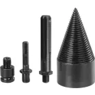 Strend Pro tüske, hasítóék, kúp, 60 mm, 3x adapter, fához