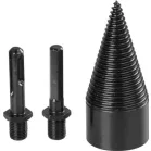Strend Pro tüske, hasítóék, kúp, 42 mm, HEX 1/2" és SDS+ adapterek, fához