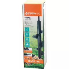 Fúró Strend Pro, földbe, csavarhúzóhoz, 10x30 cm