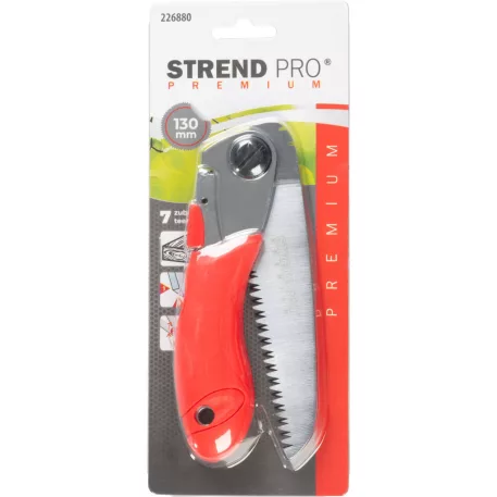 Kézi fűrész Strend Pro Premium, 130 mm, összecsukható, piros