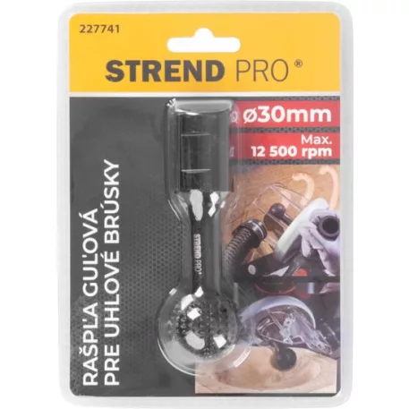 Gömbreszelő Strend Pro RSP41, fához, 30 mm, sarokcsiszolóhoz