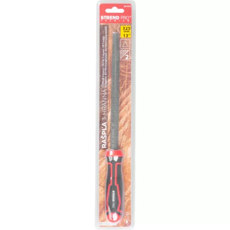 Reszelő Strend Pro Premium ComfortGrip DL654, 325 mm, háromszögletes