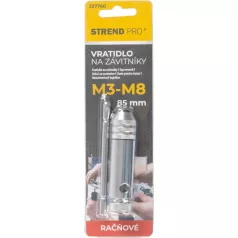 Strend Pro csavar, menetfúrókhoz, racsnis, M3-M8, 85 mm